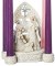 HOLY FAMILY ADVENT CANDLEHOLDER 7"H