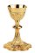 CHALICE W/SCALE PATEN STERLING SILVER CUP 12oz